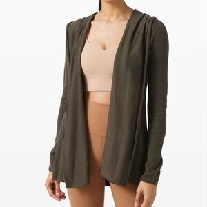 Lululemon Sundown Sweater Wrap Dark Olive